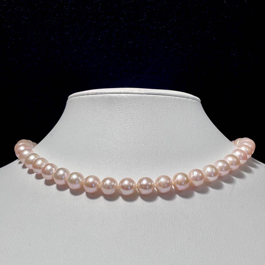 超大珠✨️ あこや真珠 パール ネックレス 約9.0~9.5mm 本真珠