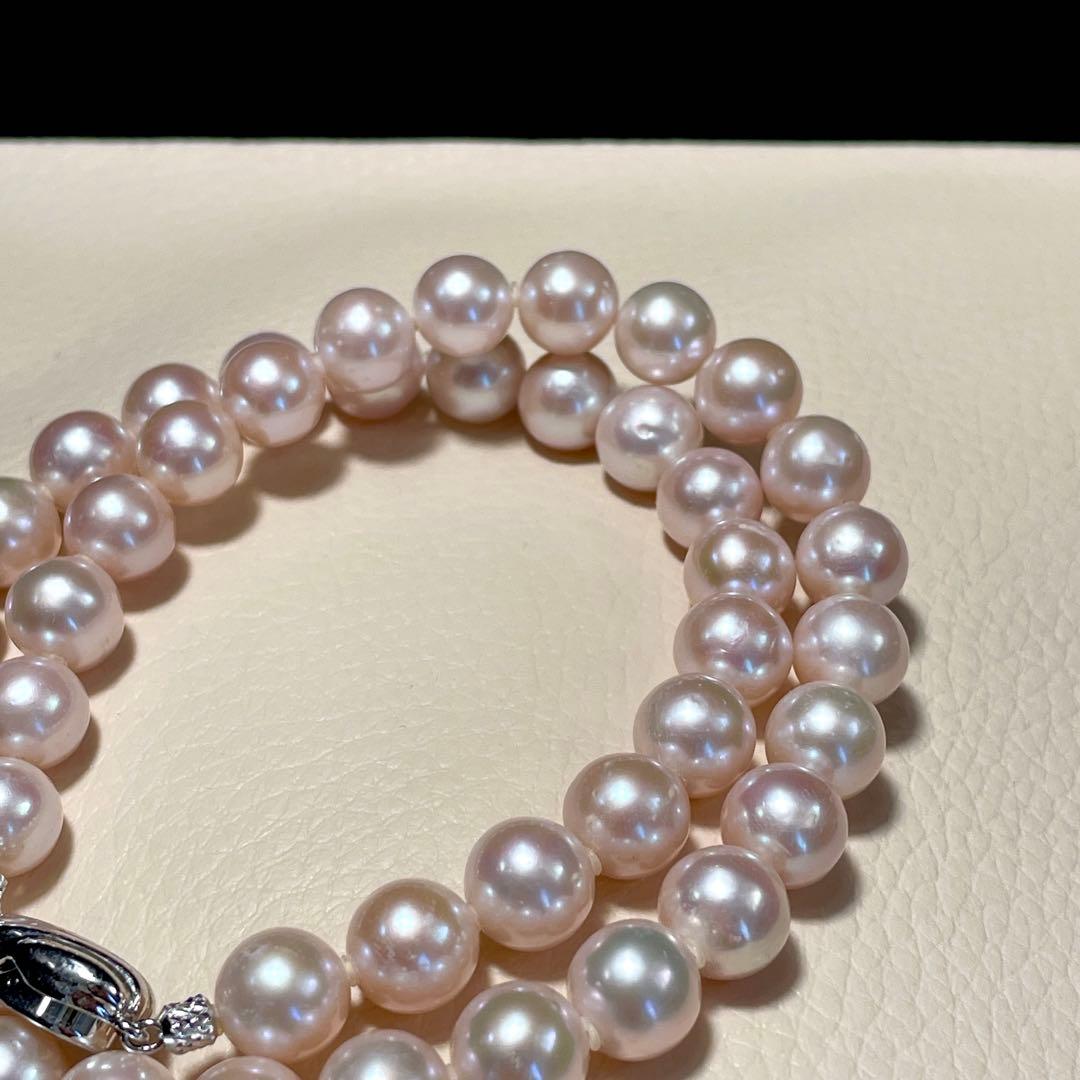 超大珠✨️ あこや真珠 パール ネックレス 約9.0~9.5mm 本真珠