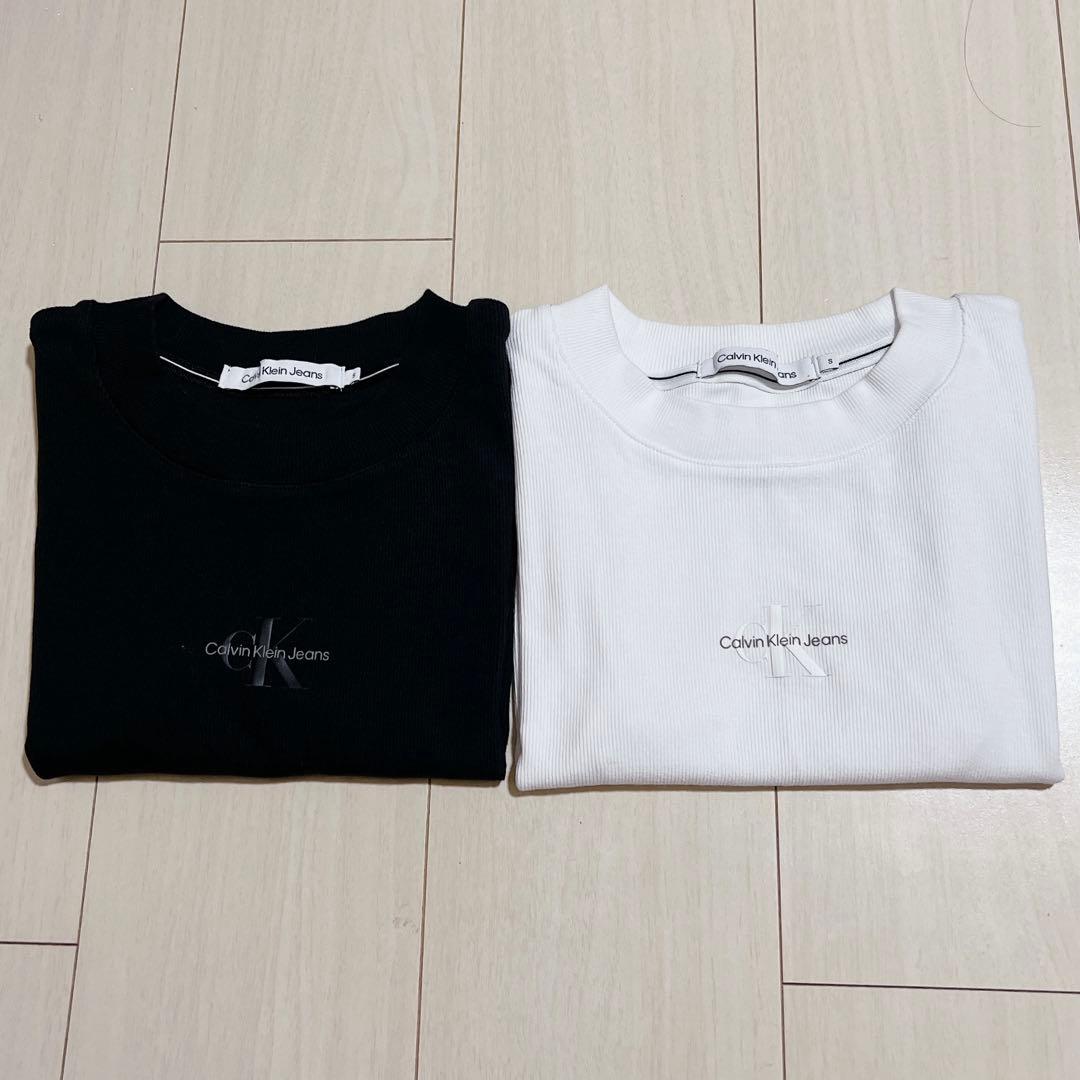   Jeans半袖ミニ丈Tシャツ 2色セット