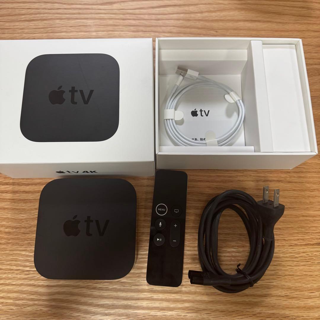 Apple TV 4K 本体・ケーブル・元箱付き