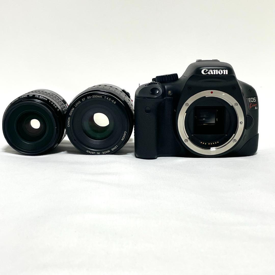 望遠デビュー❣️ Canon EOS Kiss X4 Wズームレンズセット