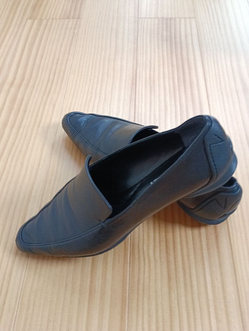 SHISEI ブラック スリッポン ローファー 23.5　シーセイ