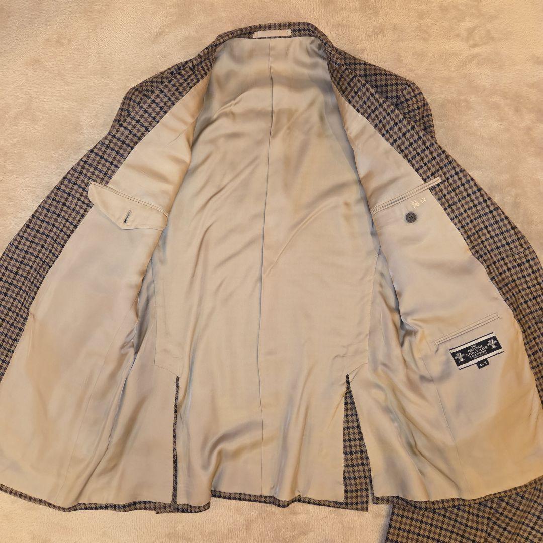 レナウン THE BRITISH HERITAGE A5スーツ 千鳥格子チェック