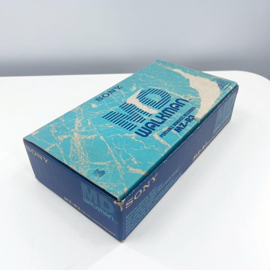 SONY MZ-R3 MDウォークマン 再生OK ACアダプター確認 箱付