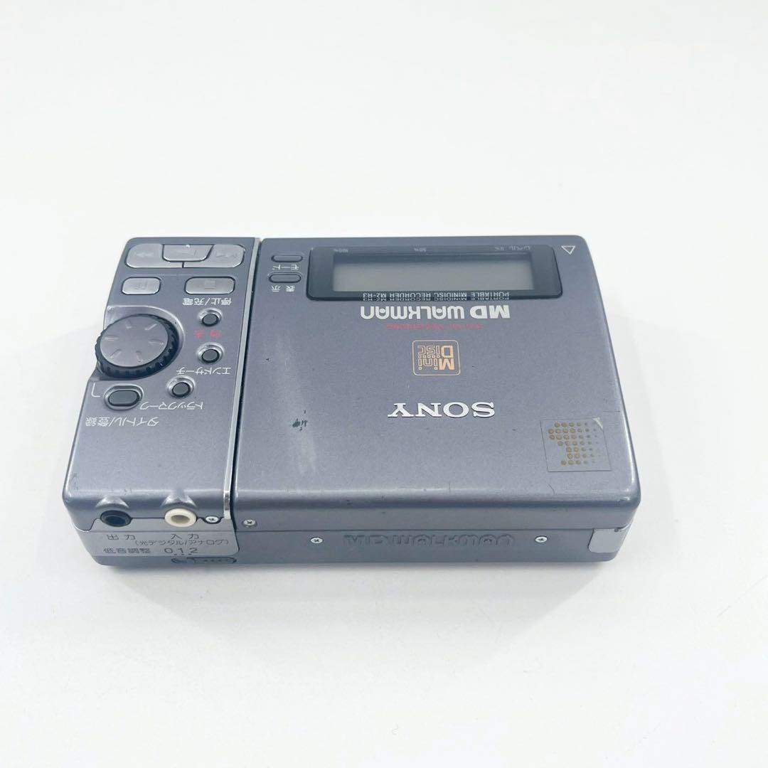 SONY MZ-R3 MDウォークマン 再生OK ACアダプター確認 箱付