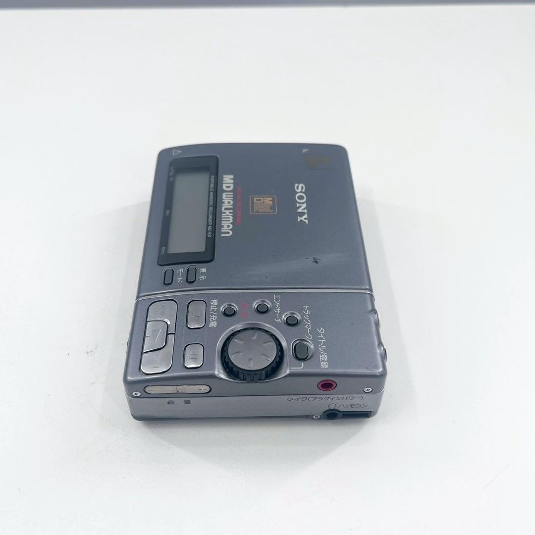 SONY MZ-R3 MDウォークマン 再生OK ACアダプター確認 箱付