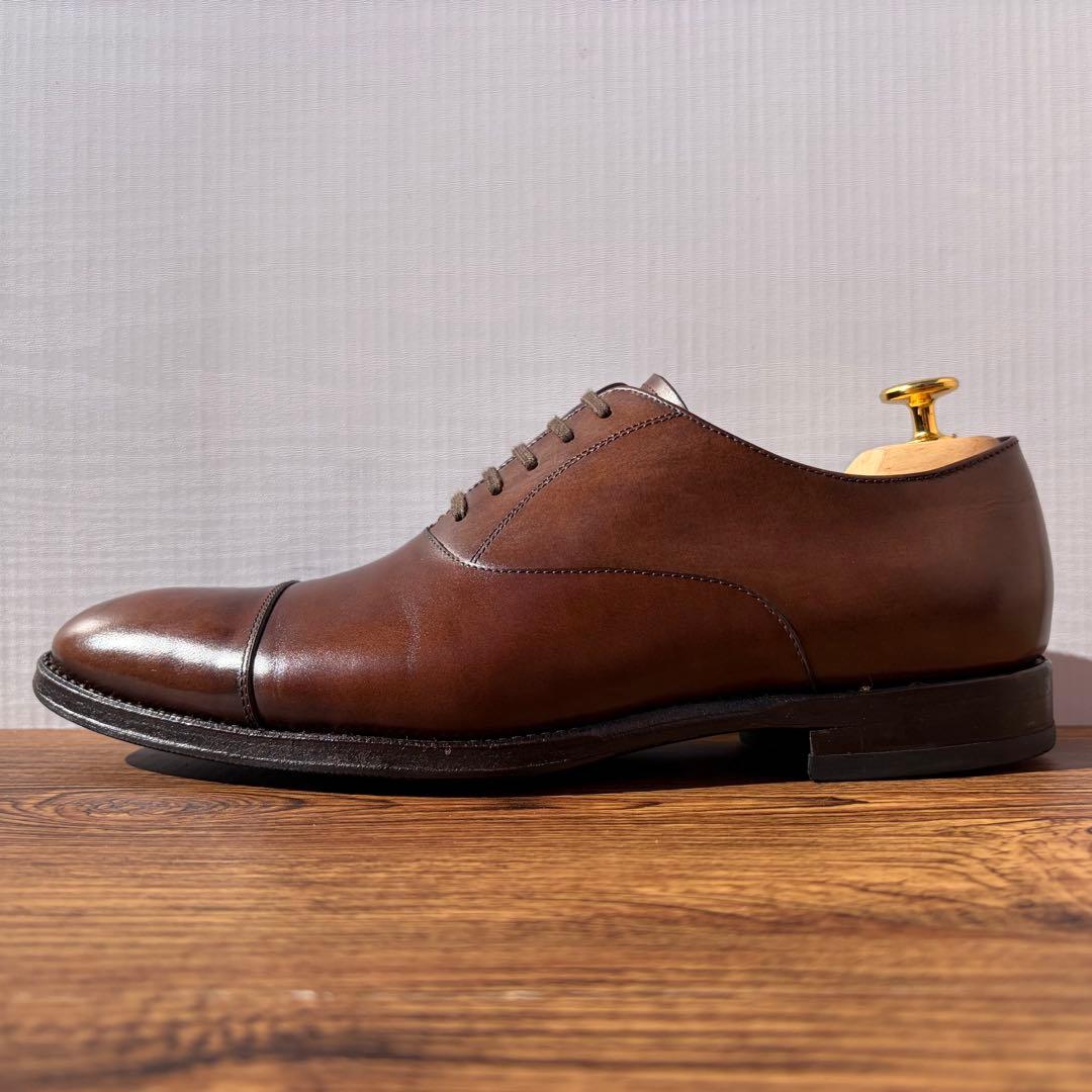 【美品】RAYMAR ストレートチップ 25cm ブラウン 内羽根 革靴