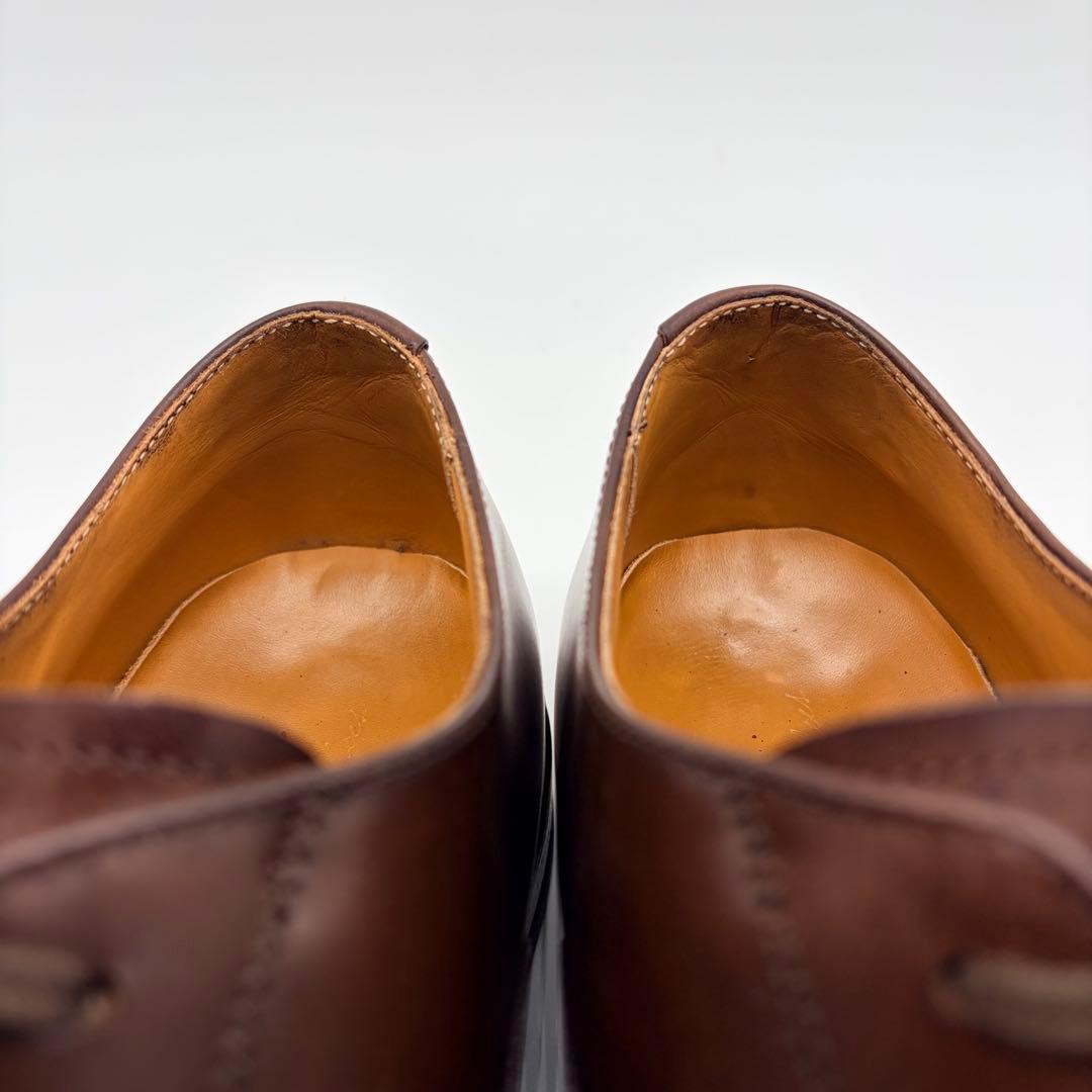 【美品】RAYMAR ストレートチップ 25cm ブラウン 内羽根 革靴