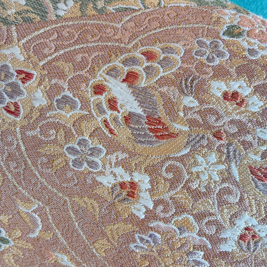 色無地　フルセット　着物　正絹　上品　一つ紋　しつけ糸付き　G10