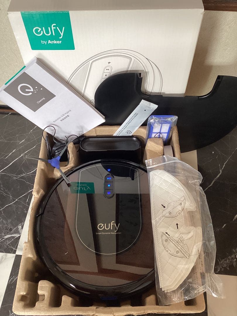 Eufy RoboVac G30 Hybridロボット掃除機水拭き ブラック
