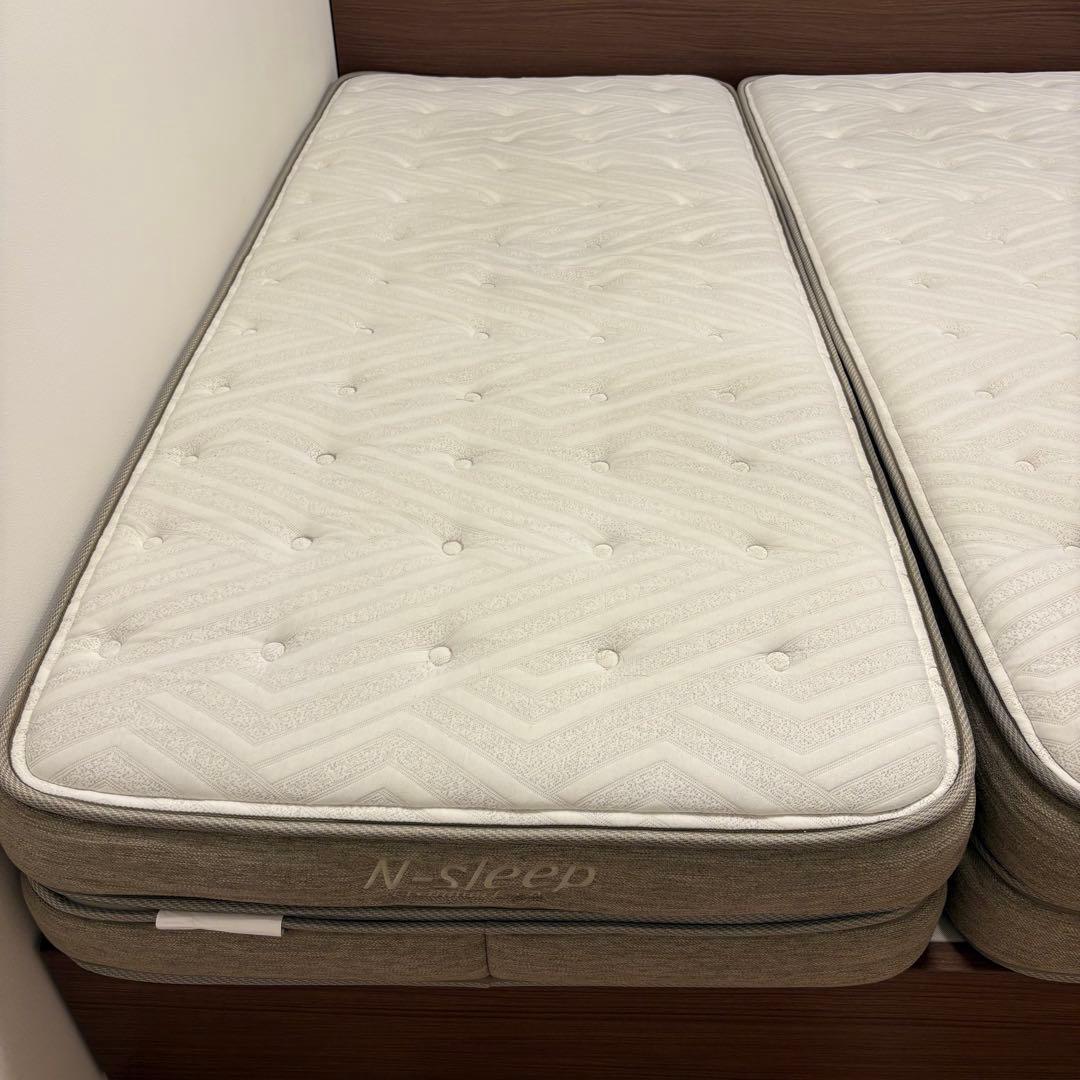 【10/18まで】マットレス＋クイーンベッドフレーム セット