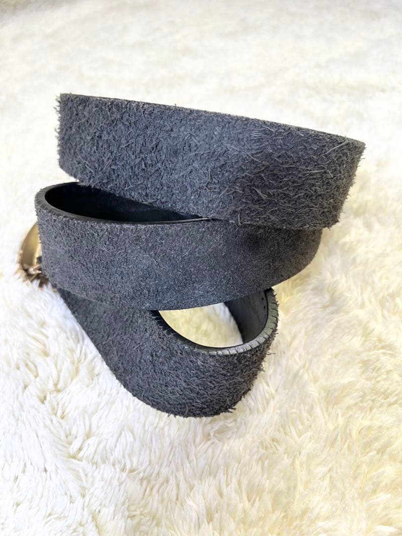 グッチ GUCCI ベルト レザー ハート ロゴ ゴールド 90 36黒ブラック