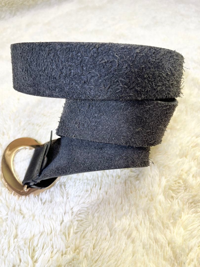 グッチ GUCCI ベルト レザー ハート ロゴ ゴールド 90 36黒ブラック