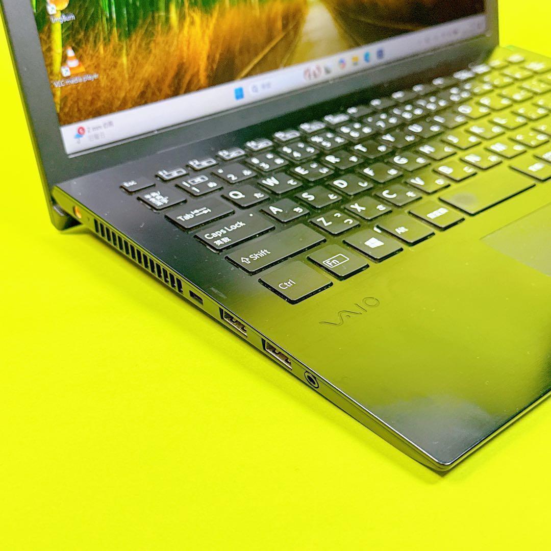 最上級i7‼️win11 16GB VAIO✨薄型ノートパソコン カメラオフィス