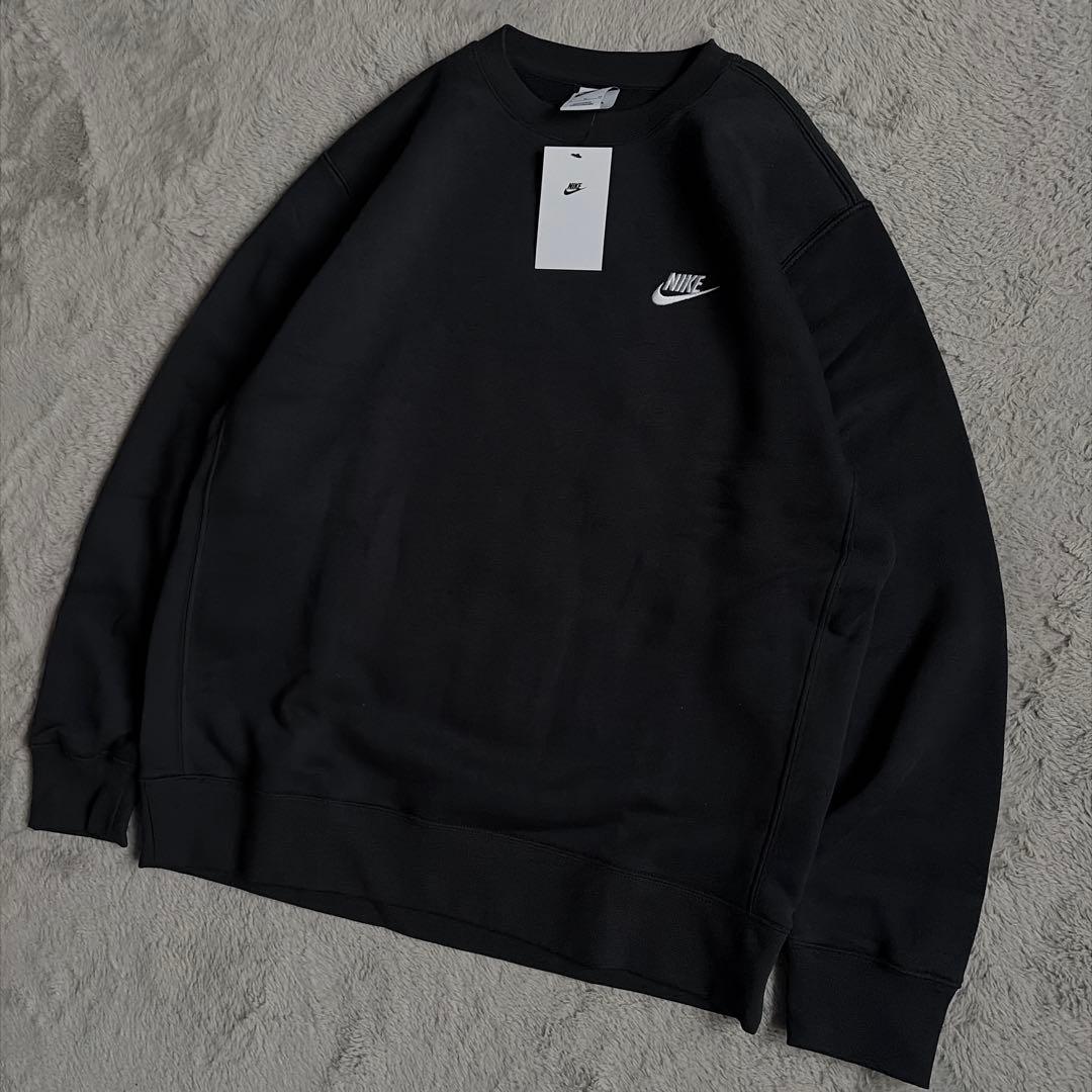 新品 NIKE ナイキ ブラック セットアップ 刺繍ロゴ スウェット XXL
