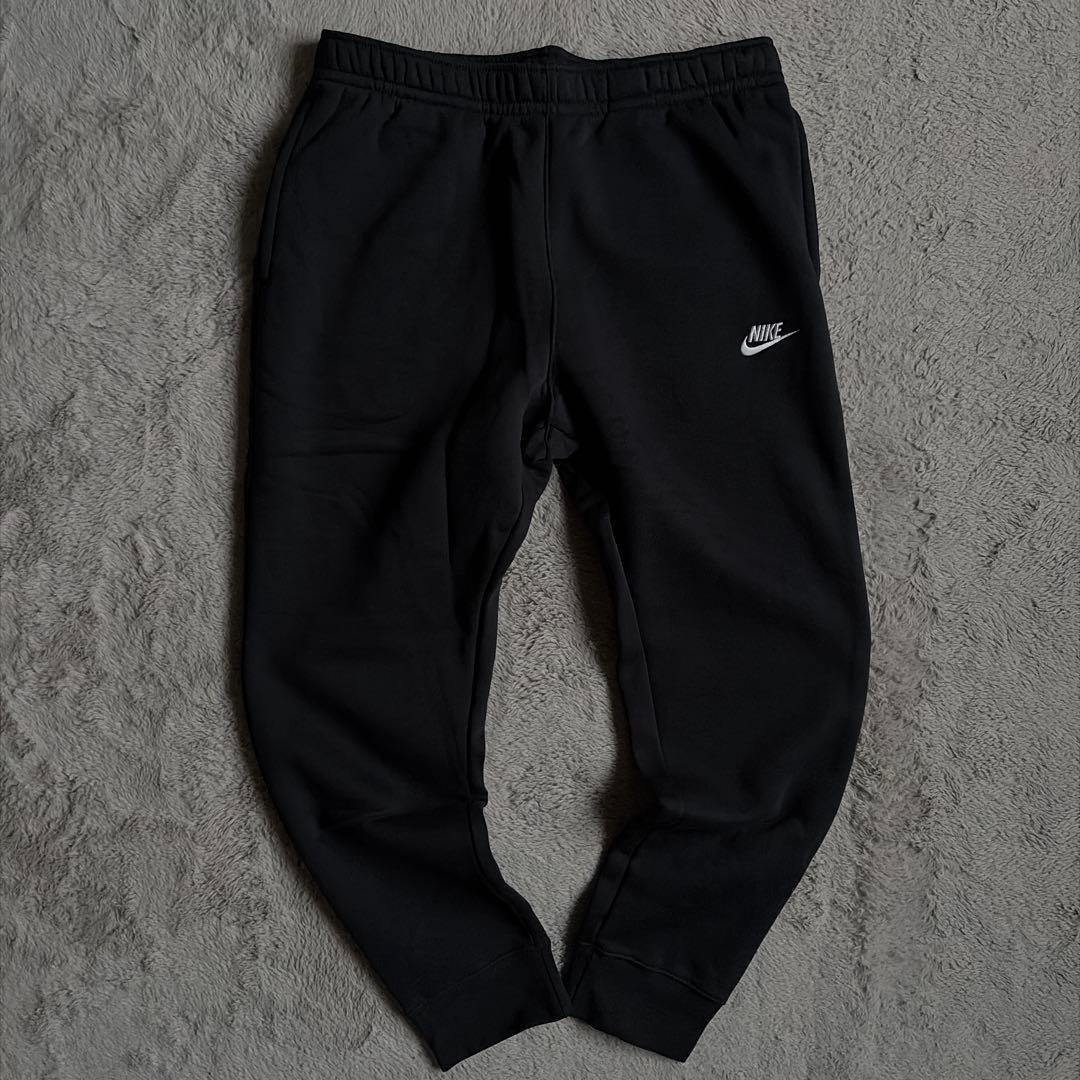 新品 NIKE ナイキ ブラック セットアップ 刺繍ロゴ スウェット XXL