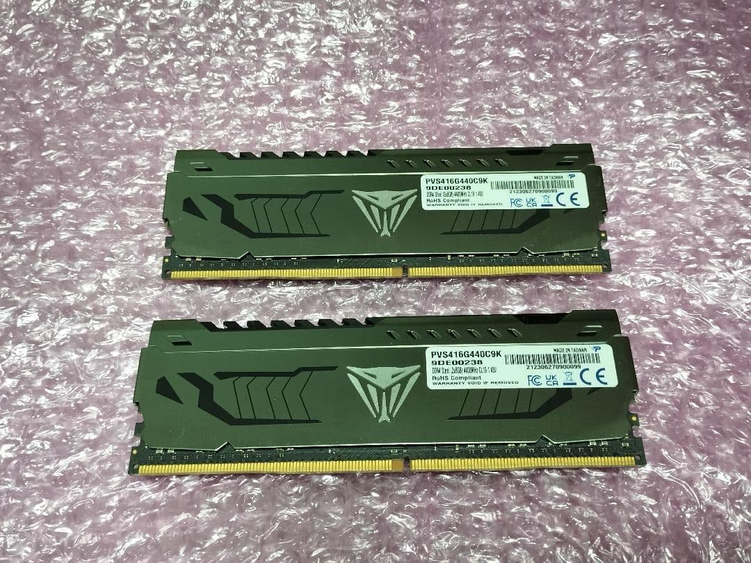 メモリー Patriot Viper Steel DDR4-4400MHz 8GBx2