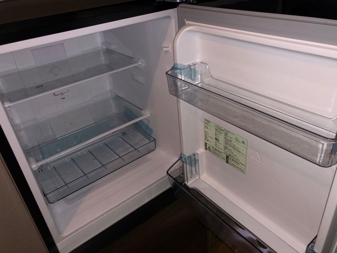 ミラーデザイン ブラック冷蔵庫