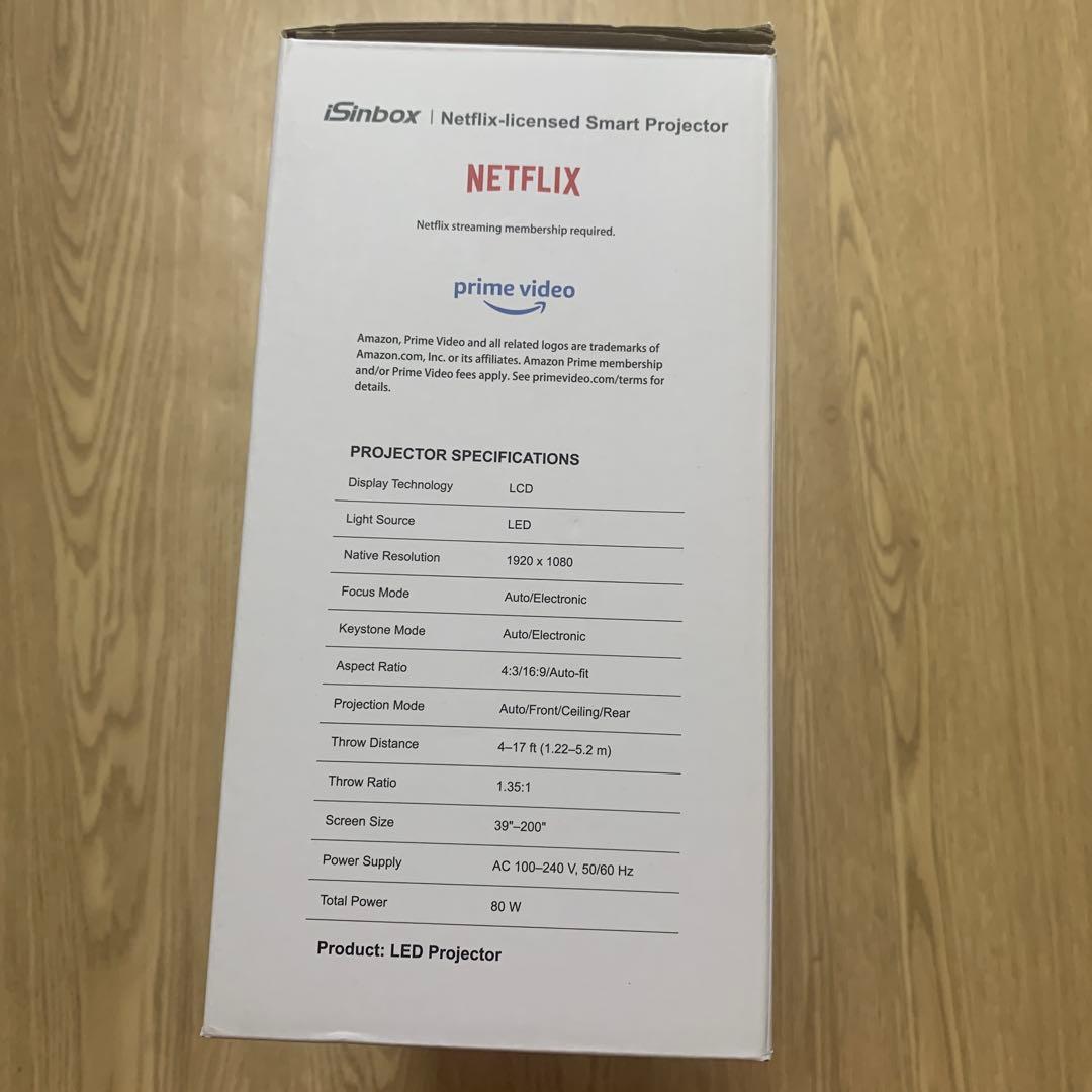 プロジェクター 家庭用 小型 天井投影 1200ASNI 高輝度