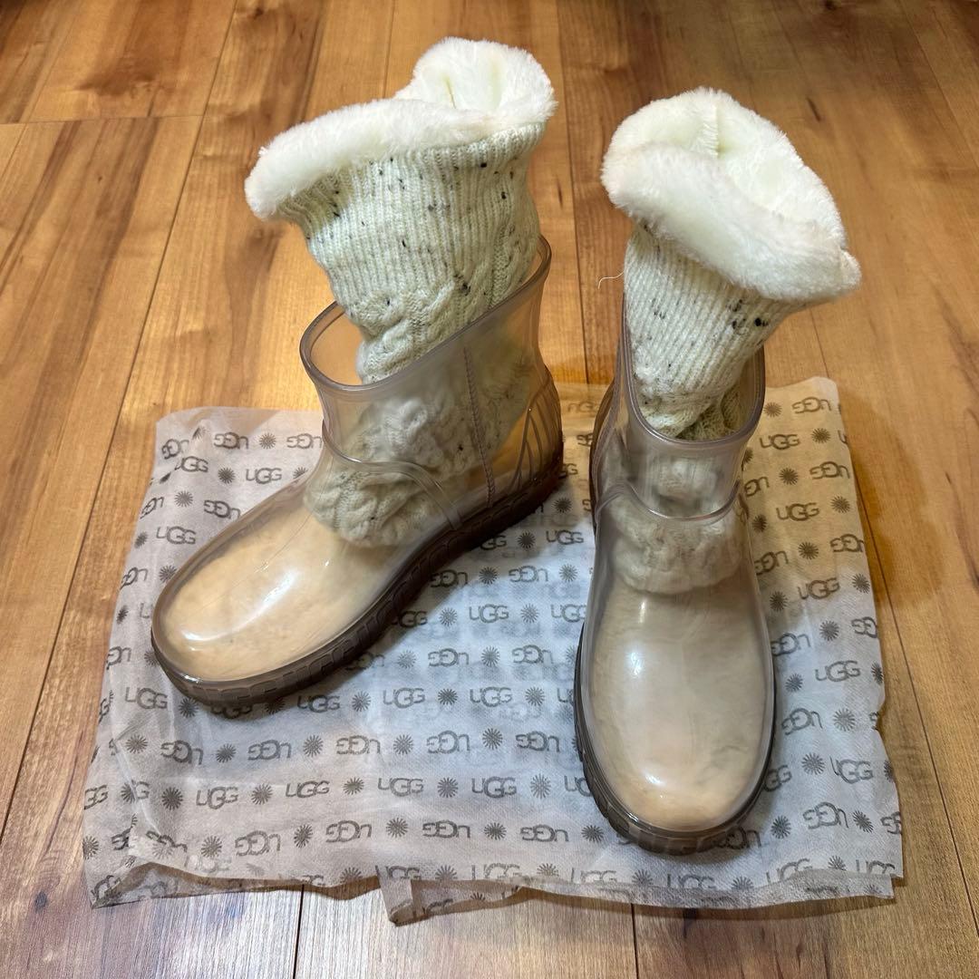 UGG ドリズリータ クリア レインブーツ サイズ7