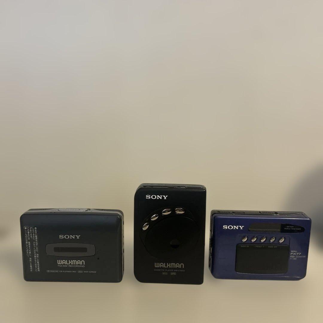 SONY ウォークマン　wm-ex909 wm-gx622 wm-fx77