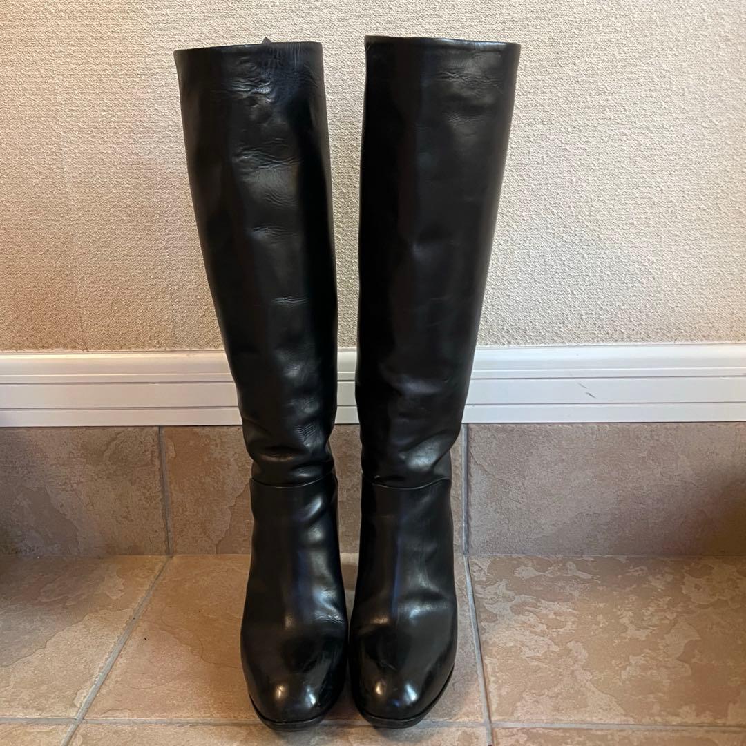 定価15万　SARTORE　ロングブーツ　レザー　黒