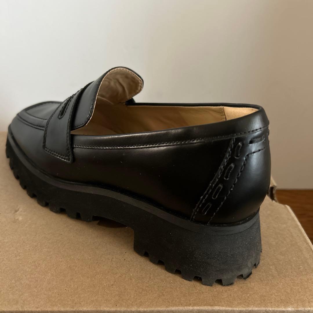 クラークス Clarks ローファー Stayso Edge 厚底 黒