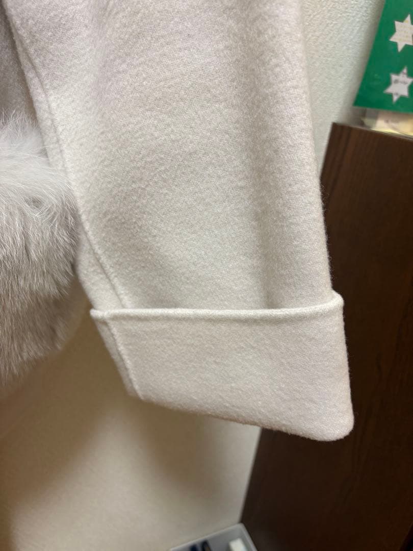 Arpege story アルページュストーリー ファー付きフードリバーコート