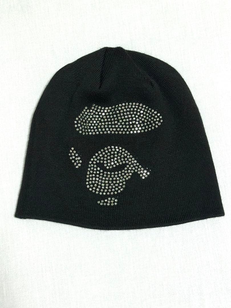 A BATHING APE エイプ ビーニー スワロフスキー