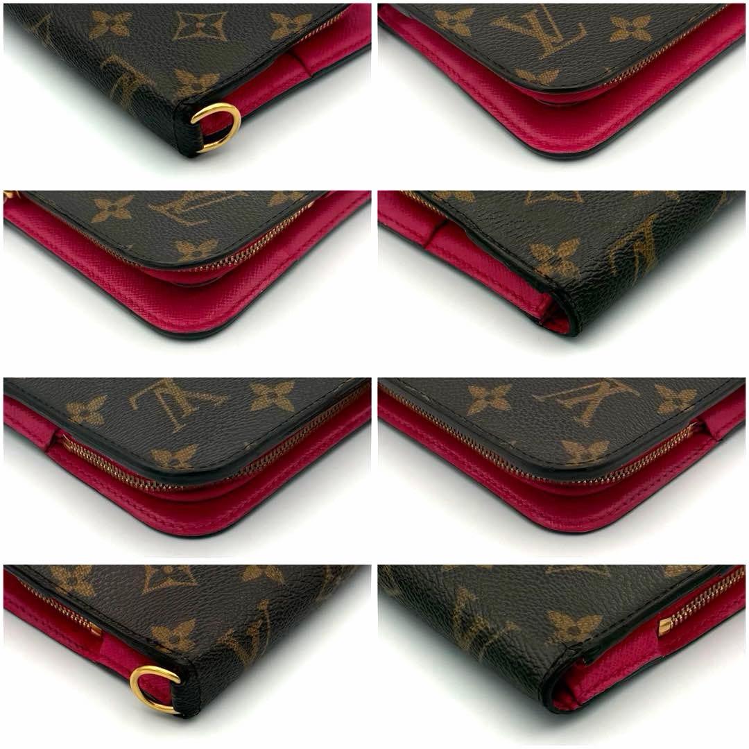 ルイヴィトン モノグラム ポルトフォイユアンソリット 長財布 ブラウン 茶