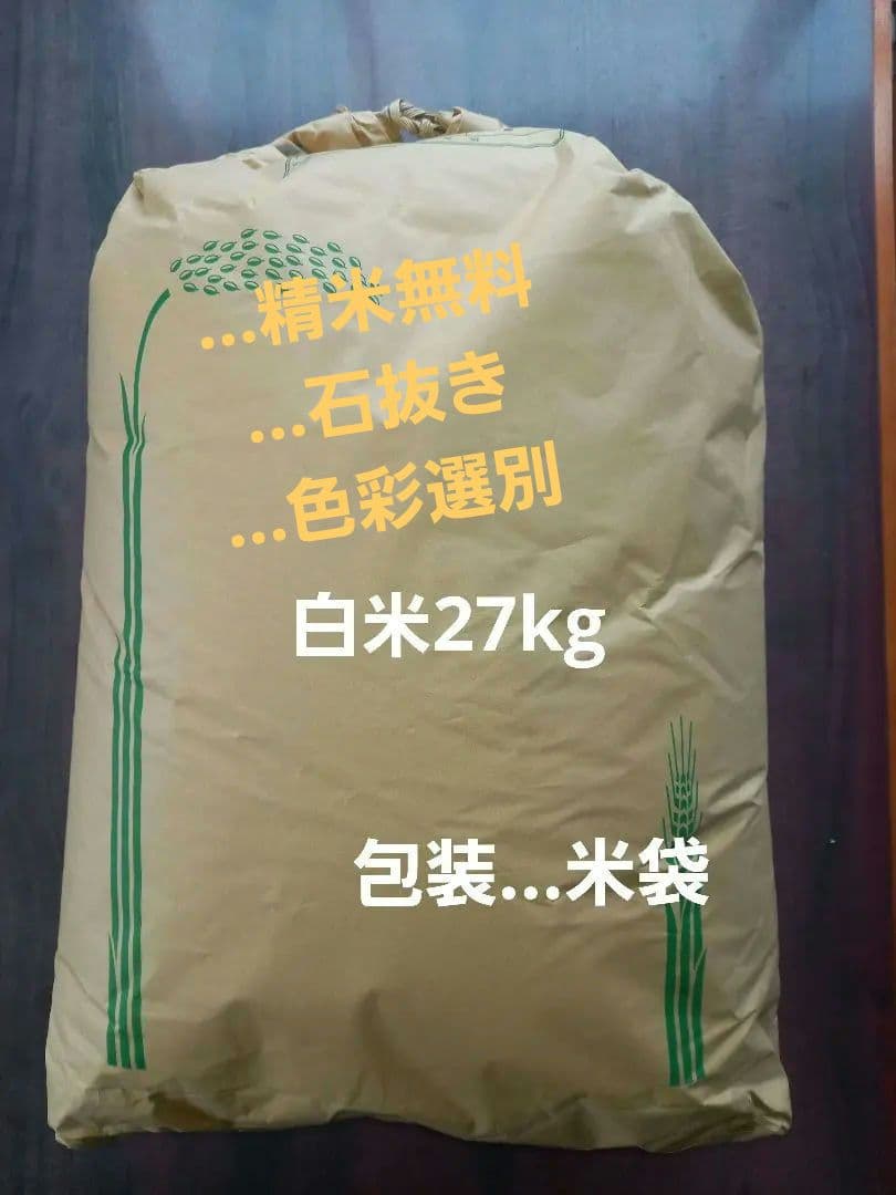 農家直送！！ 令和7年滋賀県産コシヒカリ白米27kg