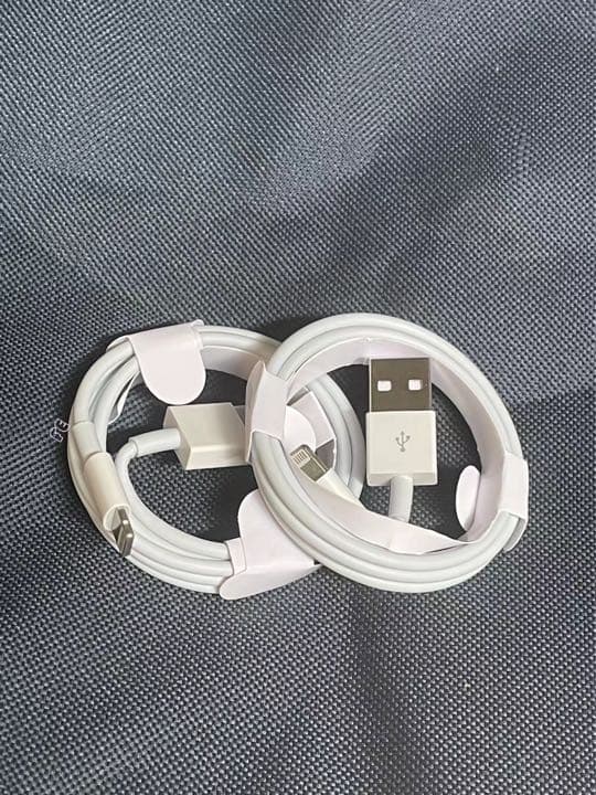 2本1m iPhone  充電器ライトニングケーブル 品質USB{EVR1