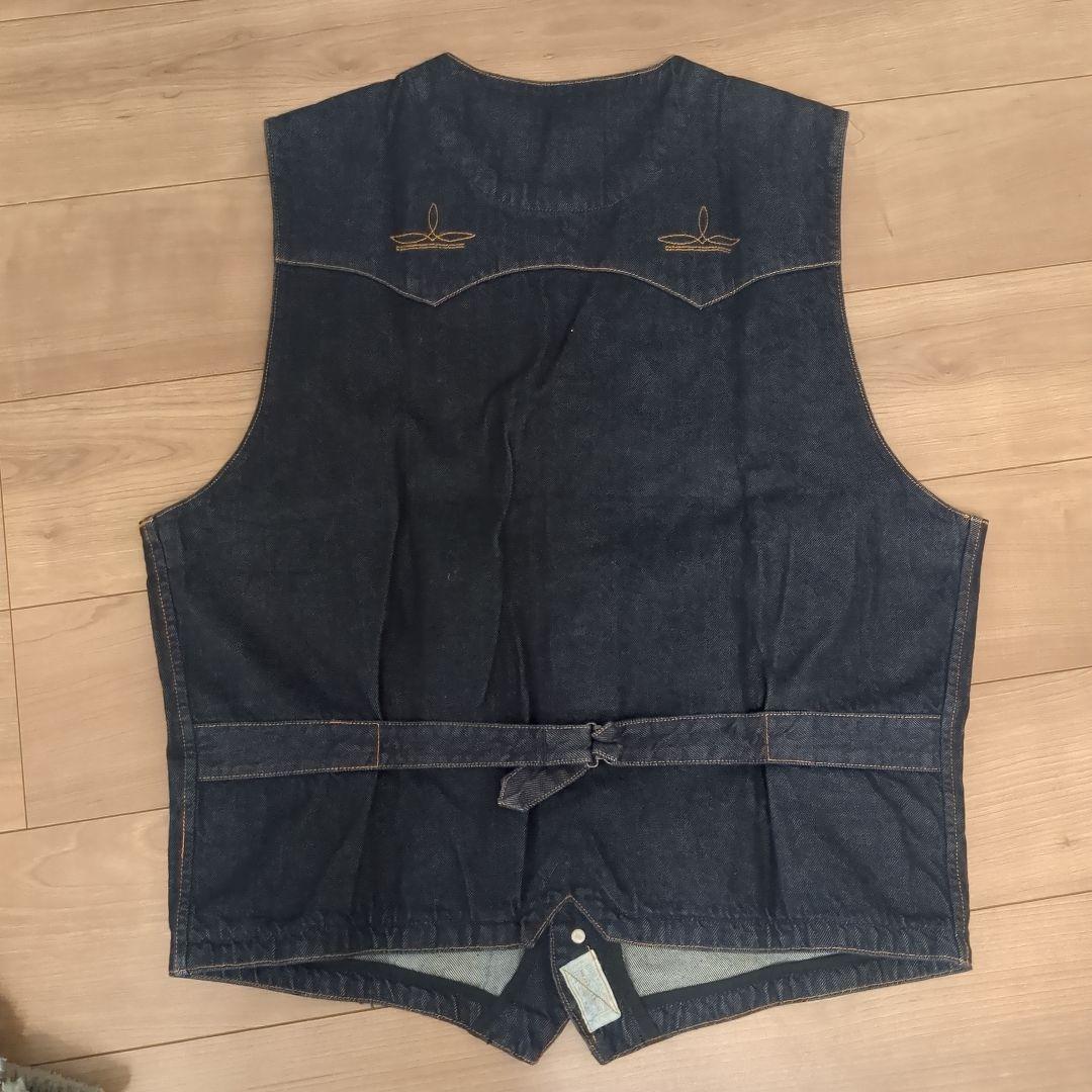 RRL POLO WESTERN ポロウエスタン デニム ベスト　ラルフローレン
