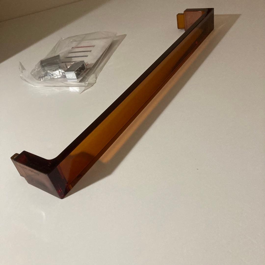 Kartell カルテル　タオルハンガー　RAIL レイル45 アンバー