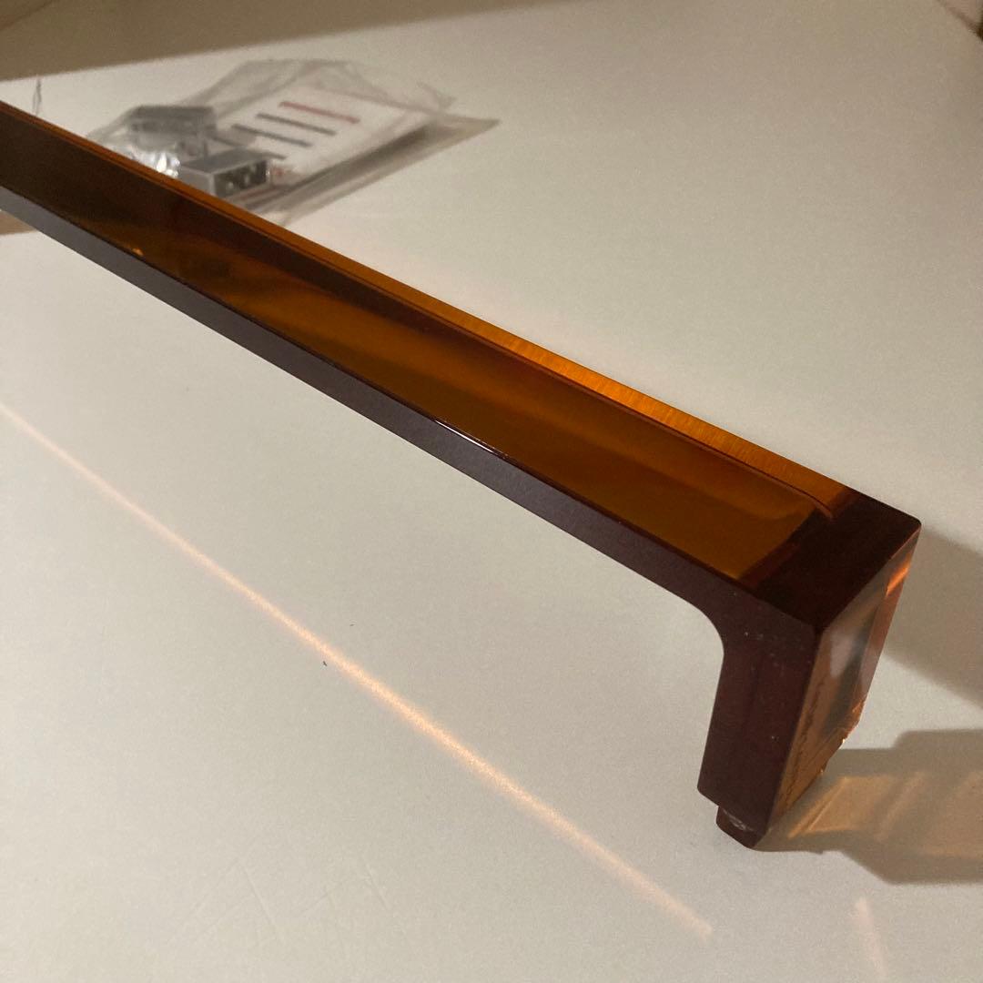 Kartell カルテル　タオルハンガー　RAIL レイル45 アンバー