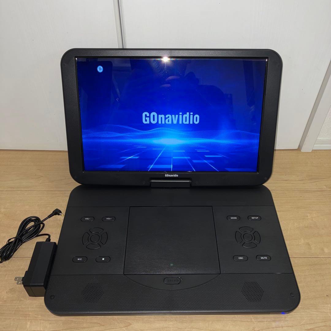 ポータブルブルーレイDVDプレーヤー、15.4インチスクリーン　大画面