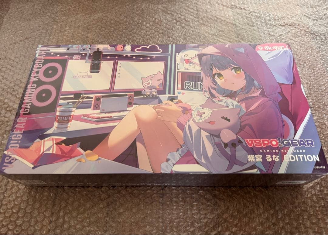 VSPO! GEAR ゲーミングキーボード 第2弾 - 紫宮るなEdition
