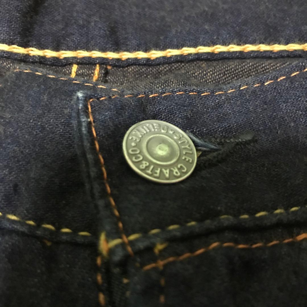 エヴィス　半ズボン美品濃紺　W34インチ