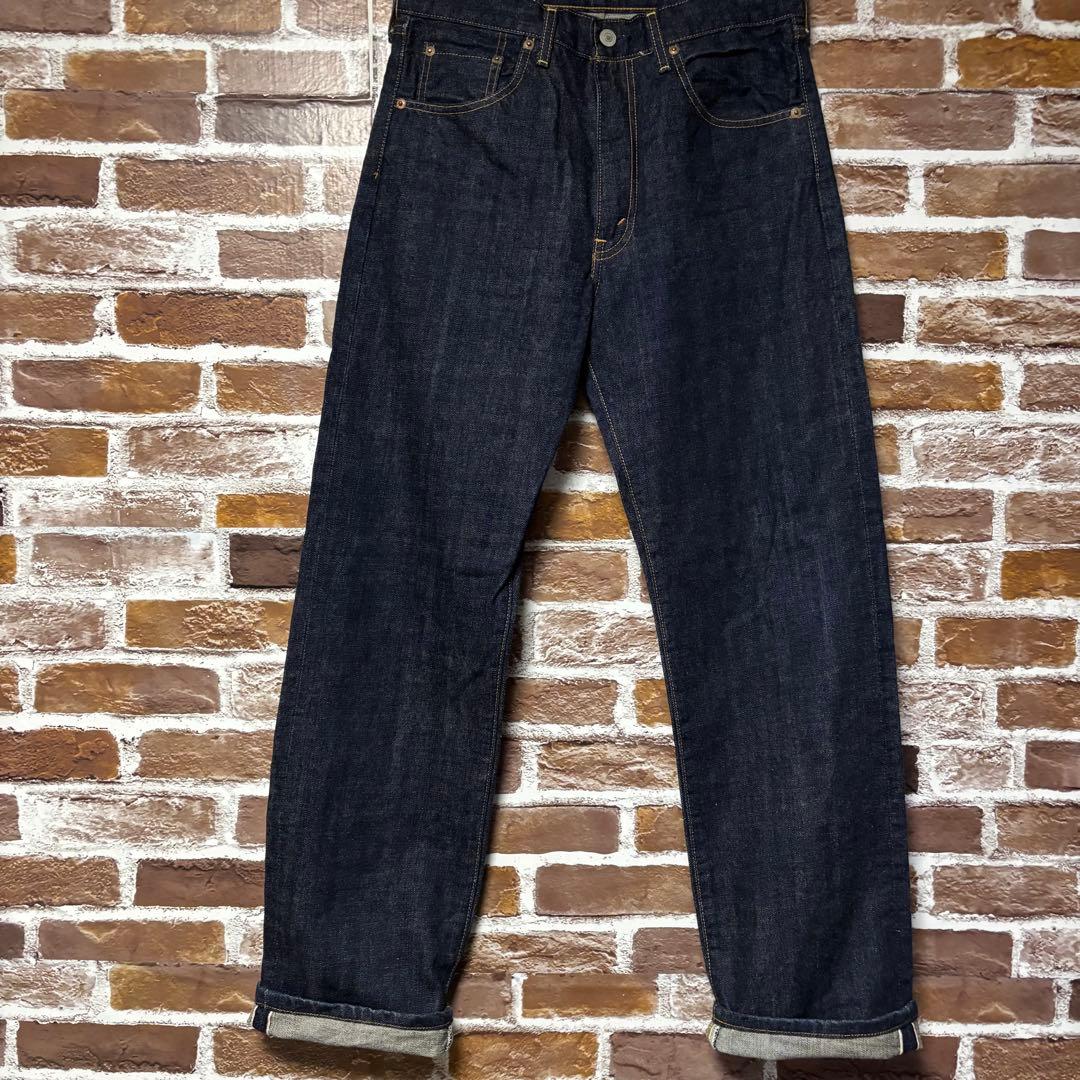 美品　Levis 502 XX W32 赤耳 BIG-E 復刻　セルビッチ　濃紺
