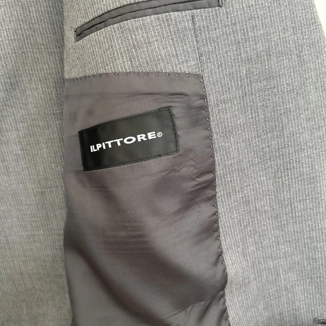 【大きいサイズKB8】ILPITTOREスーツ上下　グレー　テーラード