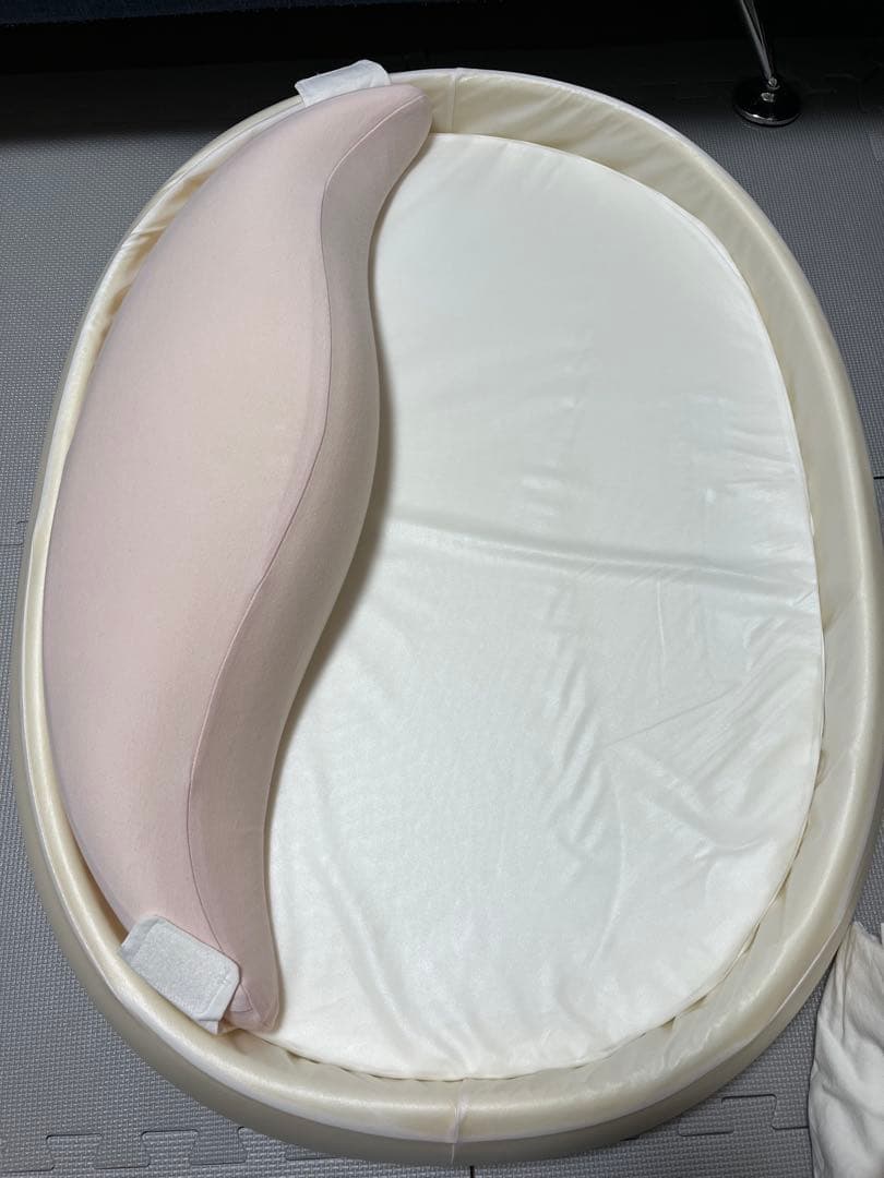 【一部新品】【美品】　ココナニー　交換用カバー付き　ベビーベッド