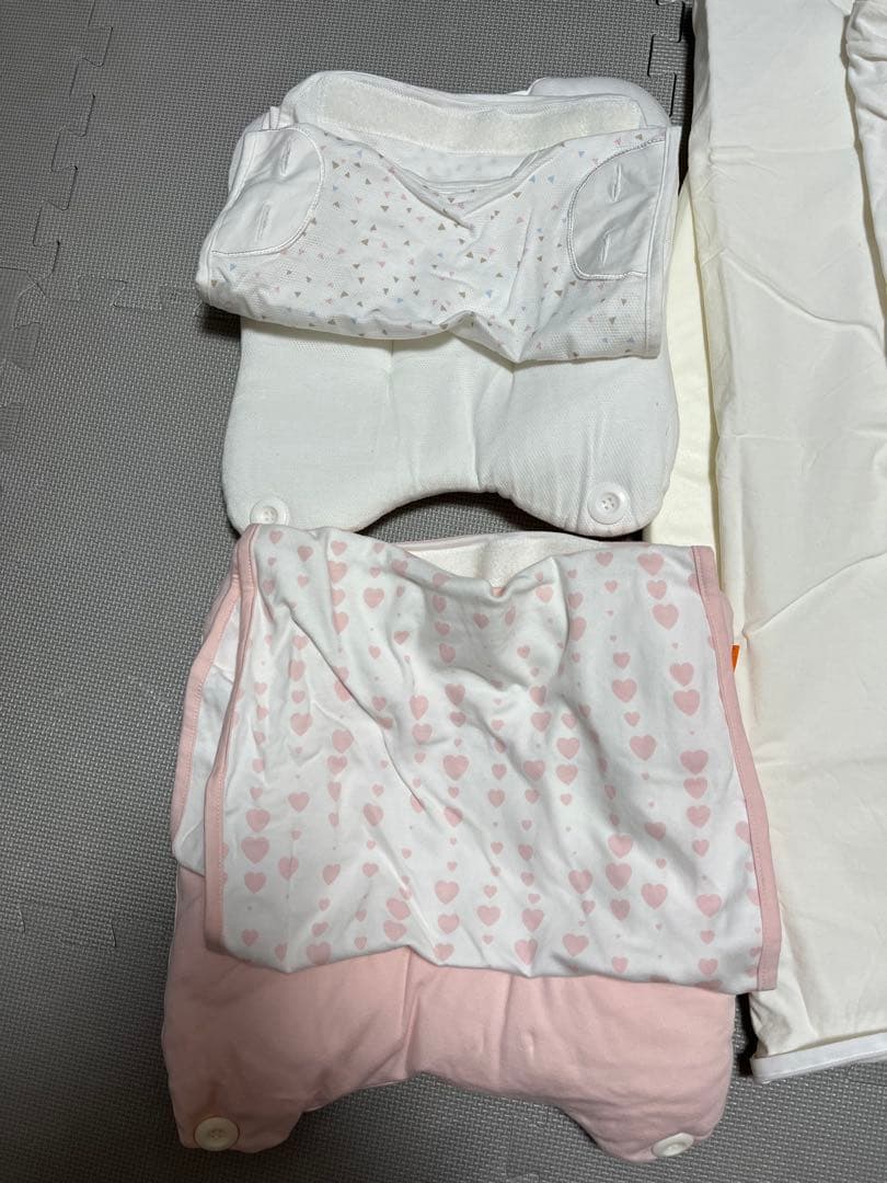 【一部新品】【美品】　ココナニー　交換用カバー付き　ベビーベッド