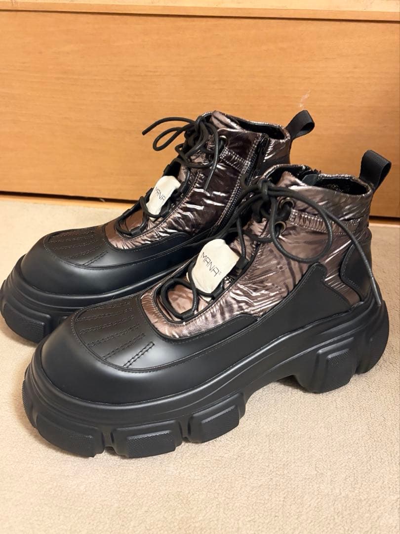 新品未使用MANAマナ557093 オールウェザーワークブーツGM38 24.0