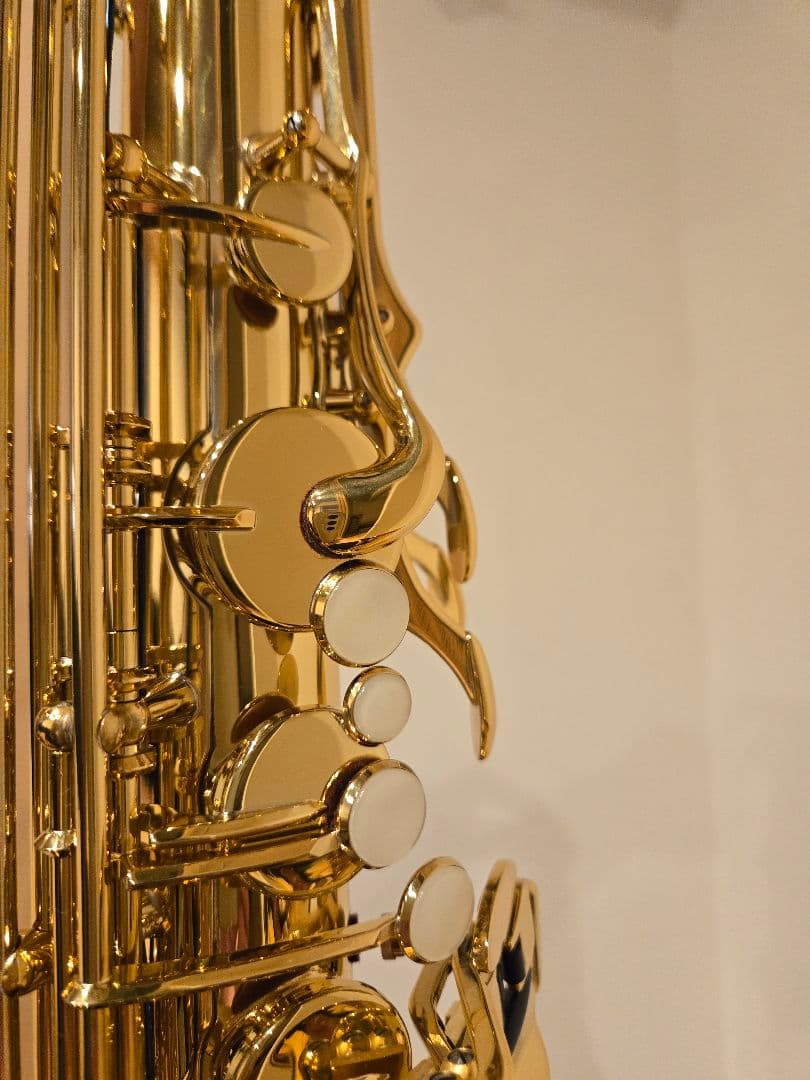 ヤマハテナーサックスYTS-62 (現行モデル)　ゴールドラッカー　ケース付き