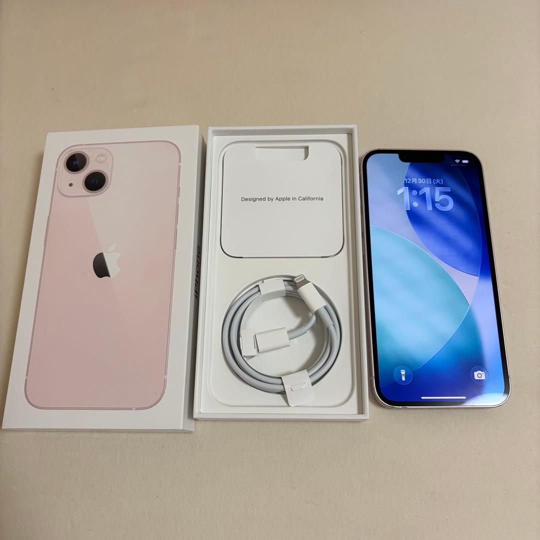 iPhone13 本体 バッテリー100