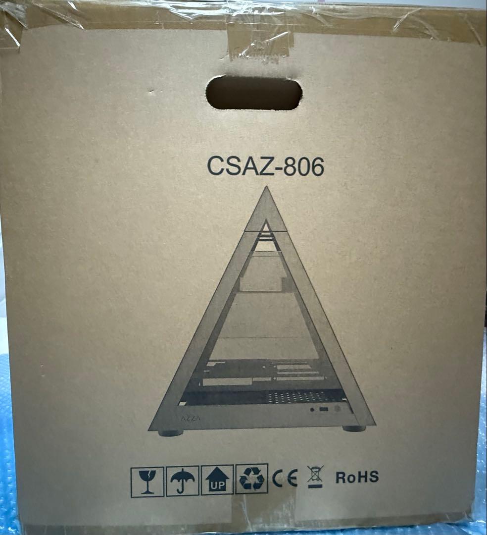 AZZA ピラミッド型(三角形) pcケース　未開封・未使用(ジャンク)