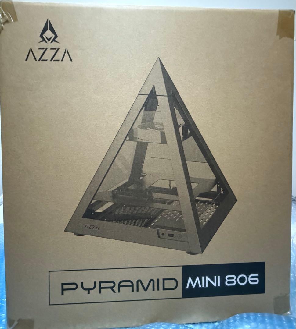AZZA ピラミッド型(三角形) pcケース　未開封・未使用(ジャンク)