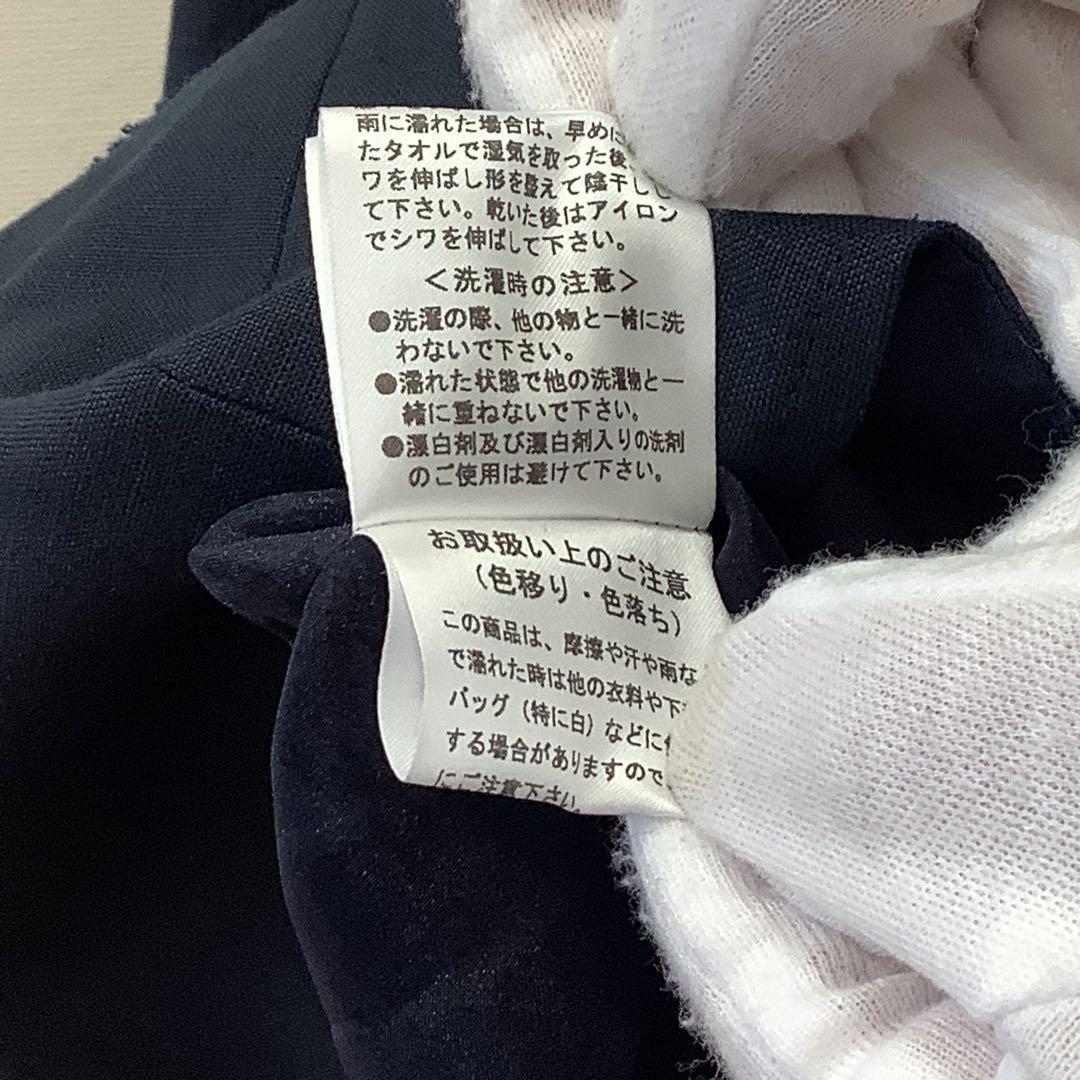 限定モデル【36】 Rene タグ付 新品 ルネ リネン ワンピース ネイビー