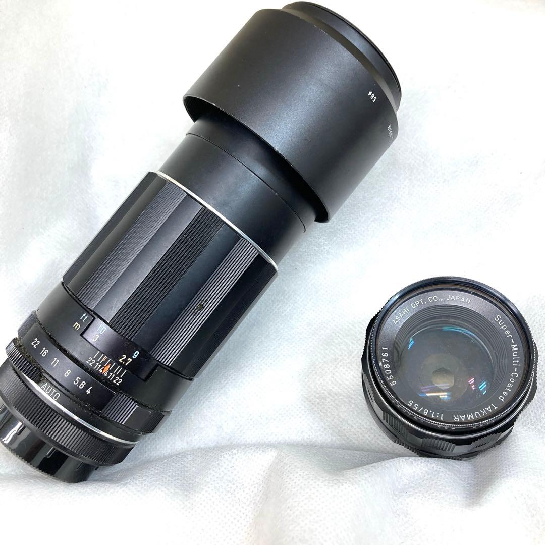 【レンズ2種付】ペンタックス　スポマティック SP フィルム一眼レフカメラ