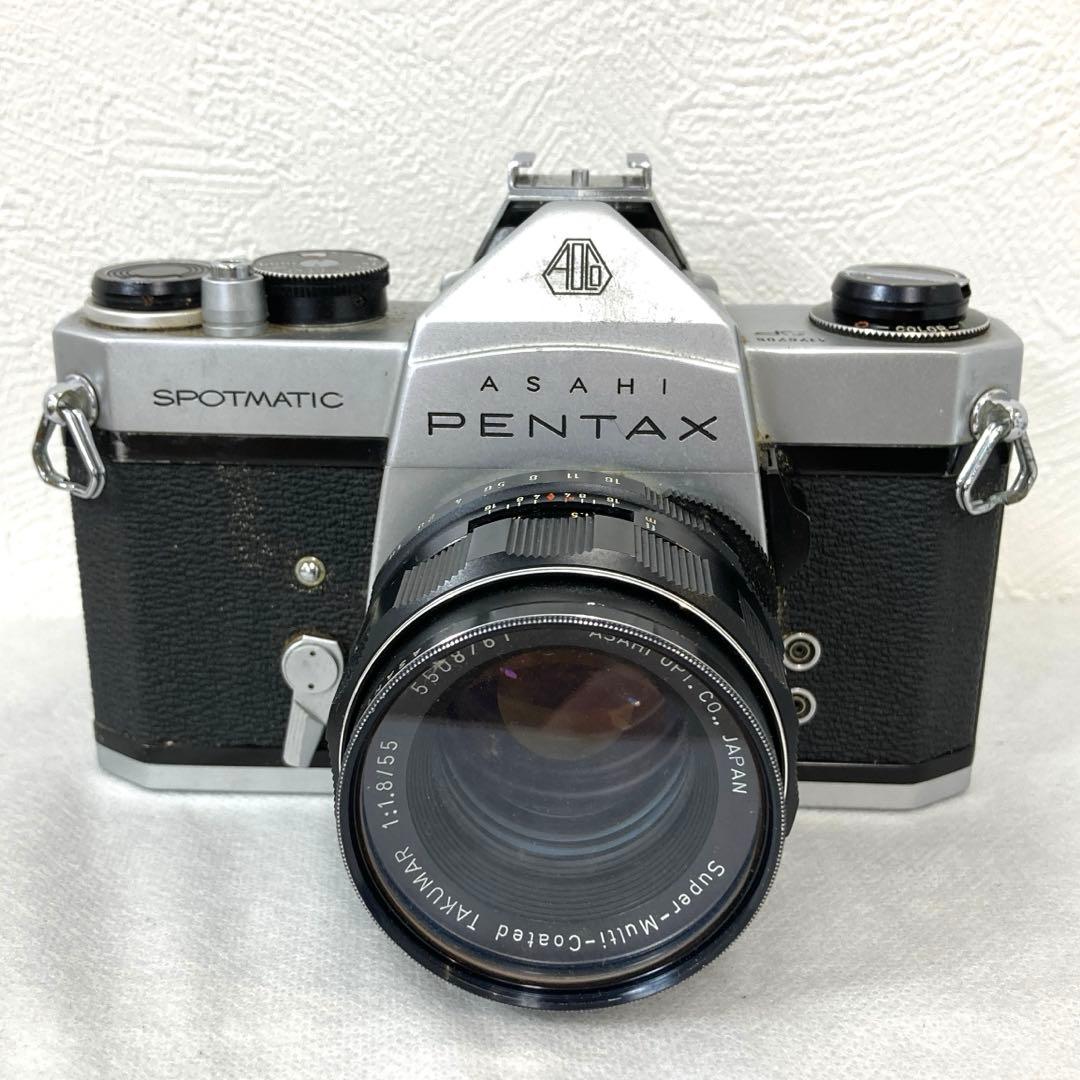【レンズ2種付】ペンタックス　スポマティック SP フィルム一眼レフカメラ